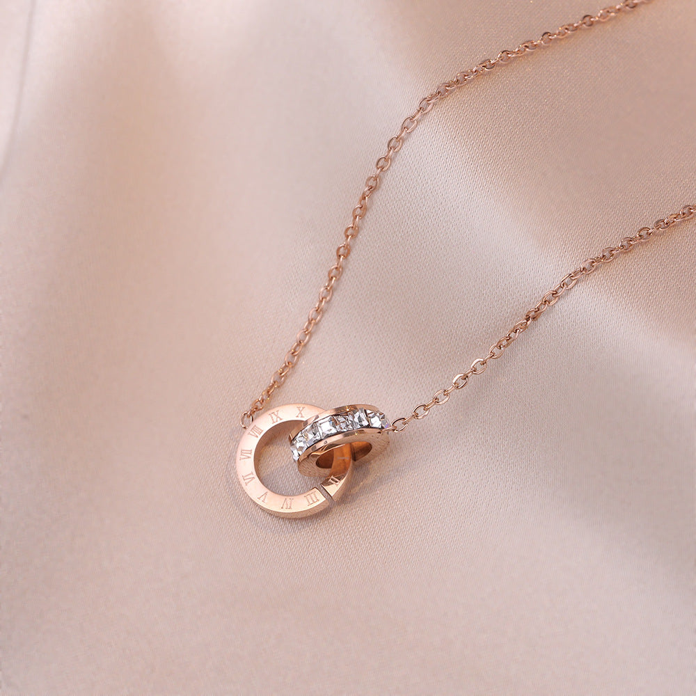 Rose Gold Fashion Necklace