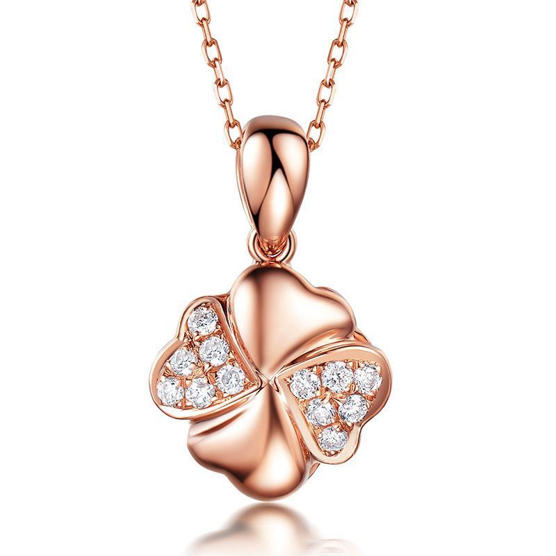 Sterling Silver Rose Gold Plated Necklace
